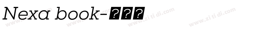 Nexa book字体转换